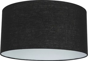 Nowoczesna lampa wisząca czarna z czarnym kloszem 50 cm - Combi 1