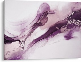 Obraz - Fioletowy płyn artystyczny (70x50 cm)