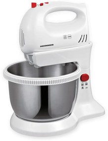 Heinner HMBR-300W - Ręczny mikser z obrotową miską 300W/230V biały