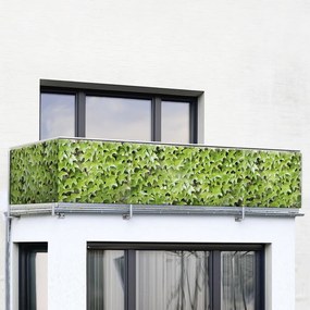Zielona plastikowa osłona balkonowa 500x85 cm Wilder Wein – Maximex