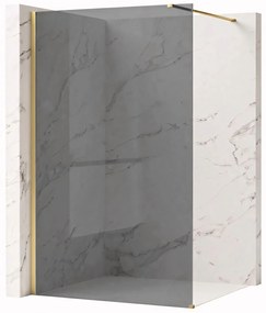 Kabina prysznicowa Walk-In Rea Flexi Grey / Brush Gold 90