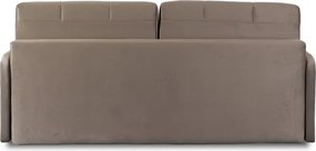 Sofa Rozkładana z Funkcją Spania IBIZA Dwuosobowa Beżowa Nowoczesna do Salonu