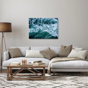 Obraz na szkle - Fale oceanu (70x50 cm)