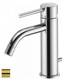 Paffoni - Bateria umywalkowa + odpływ LIGHT złota