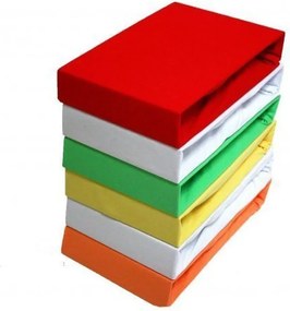 PrzytulneMieszkanie.pl Bawełniana prześcieradło SLUB 140x240 cm mix kolorów, 100% bawełna Rozmiar: 140 x 240 cm