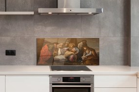 Szklany Panel Ukrzyżowany Jezus