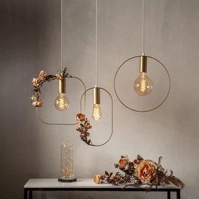 Lampa wisząca w kolorze złota Shape – Star Trading