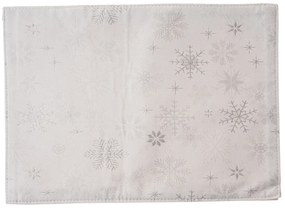 Świąteczna podkładka wodoodporna Floki srebrny, 32 x 45 cm