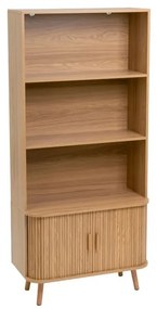 Regał w dekorze dębu w naturalnym kolorze 80x172x40 cm Elia – Casa Selección