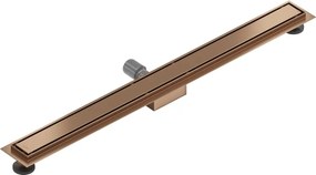 Mexen Flat M13 odpływ liniowy 2w1 100 cm, miedź szczotkowana - 1C10100-15