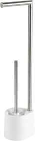 Stojak na papier toaletowy i szczotkę do WC STILK, 63 cm