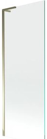 Mexen Next L osłona wannowa 1-skrzydłowa 70 x 150 cm, transparentna, złota - 895-070-000-03-00-50