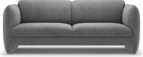 Ciemnoszara sofa z tkaniny szenilowej 204 cm Georgia – Micadoni