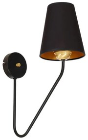 Czarny nowoczesny kinkiet - K425-Tino