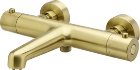 Luisa termostatyczna bateria wannowo-prysznicowa szczotkowanego złota - Essebagno