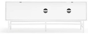 Biała szafka pod TV 140x52 cm Punto – Teulat