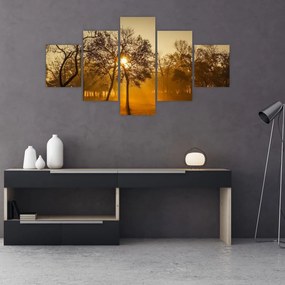 Obraz - Wschód słońca (125x70 cm)