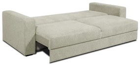 Beżowa sofa rozkładana 238 cm Resmo – Scandic
