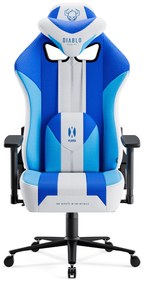 Materiałowy fotel gamingowy Diablo X-Player 2.0 Normal Size, Frost White