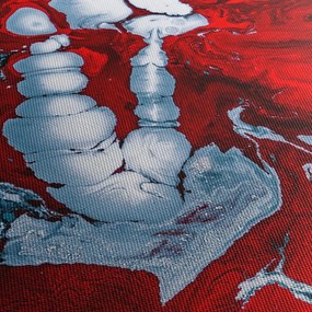 Obraz abstrakcyjnych plam (125x70 cm)