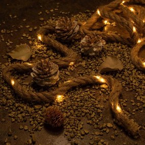 Zestaw lin dekoracyjnych LED, 25 LED, ciepła biel, 3 sztuki