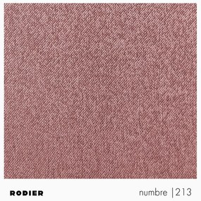 Różowy rozkładany narożnik ze schowkiem (lewostronny/z szezlongiem) Brim – Rodier