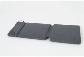 ARCTIC - ogrodowy aluminiowy fotel rozkładany z poduszkami