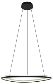 Designerska lampa wisząca czarna z 3-stopniową regulacją ściemniania - OrganicoDesignerski Oswietlenie wewnetrzne