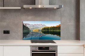 Panel Szklany Jezioro w Niemieckich Alpach