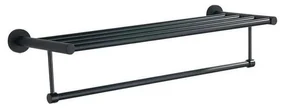 Aqualine - Wieszak na ręcznik ścienny SAMBA 21x62,5 cm czarny