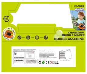 Woopie piła łańcuchowa - pistolet do robienia baniek mydlanych