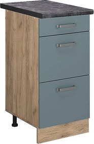 Szafka dolna do kuchni niebiesko-szary 40x60x81.6 r-line