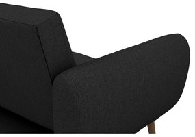 Ciemnoszara rozkładana sofa Novogratz Brittany
