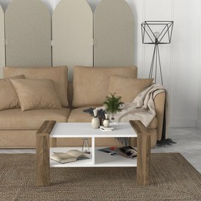 Stolik konferencyjny Erica White Walnut