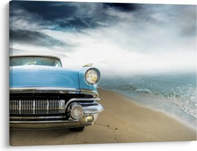 Obraz - Kabriolet w stylu vintage (70x50 cm)