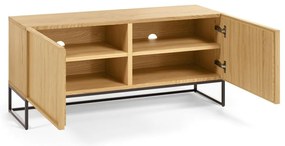Szafka pod TV w dekorze dębu w naturalnym kolorze 112x51x42 cm Taiana – Kave Home