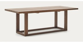 Stół z litego drewna tekowego 100x220 cm Sashi – Kave Home
