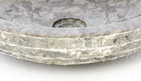 DIVERO Umywalka nablatowa z naturalnego kamienia Turin