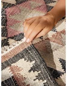 Szary chodnik z juty tkany ręcznie 80x200 cm Roya Parsa – Elle Decoration