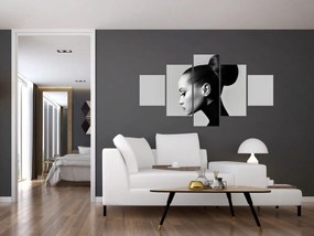 Obraz - Profil pięknej kobiety (125x70 cm)