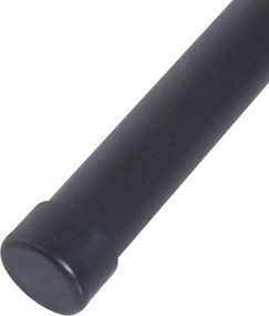 Outsunny stelaż stojak na hamak z hakami metal rama hamaka czarna 280x120x110cm | Aosom PL