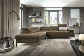 Masseno Narożnik MESTO z funkcją spania i pojemnikiem na pościel Narozniki L, Rozkładana sofa - Zielony, VOGUE 10