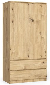 Klasyczna Szafa Dwudrzwiowa Dąb Artisan E4-S94