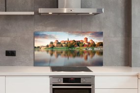 Panel nad Blat Kuchenny Zamek Królewski na Wawelu nad Wisłą