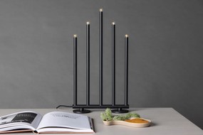 Czarna designerska lampa stołowa BJORNFJALLET