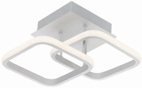 Plafon lampa LED sufitowa kwadrat metalowa AT66-2SL-Biała