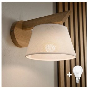 Brilagi - LED Kinkiet ANTHONY 1xE14/40W/230V dąb/biały