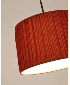 Czerwony tekstylny abażur ø 50 cm Guash – Kave Home