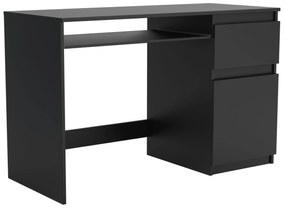 Biurko komputerowe młodzieżowe szkolne 120 cm REMI1 Czarny