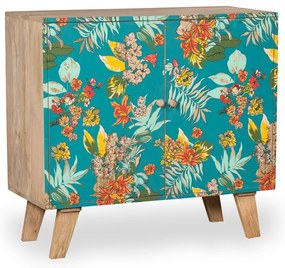 Turkusowo-naturalna szafka 90x85x40 cm Reipur – Interia Home &amp; Living
